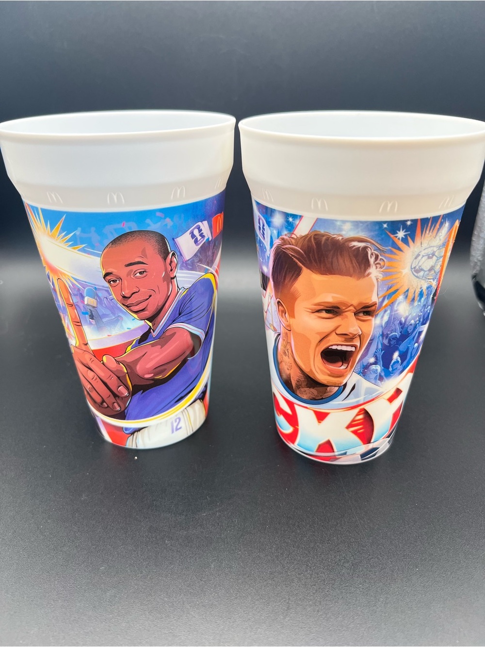 ⚽️ 🍟McDonald’s FIFA World Cup 2026 Collectible Cups - Beckham & Henry Pair